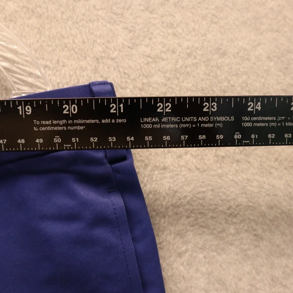Brooks Brothers Shorts‎ Mens 42 Lightweight Advantage Chino Golf Flat Front Blue